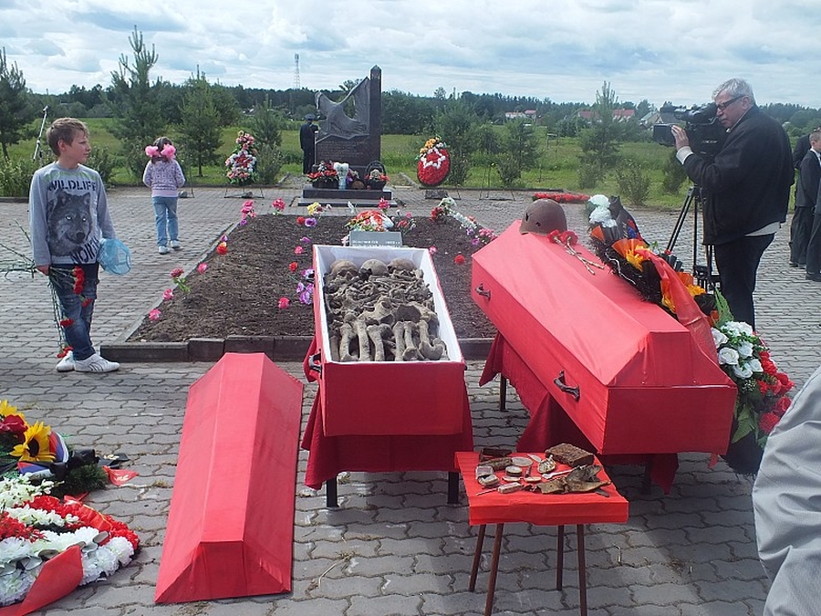 В Гатчинском районе перезахоронят останки бойцов, погибших в годы войны