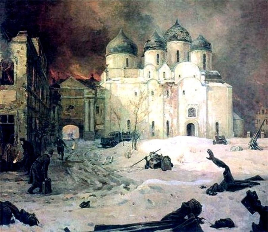 В Русском музее - выставка произведений, созданных в годы войны