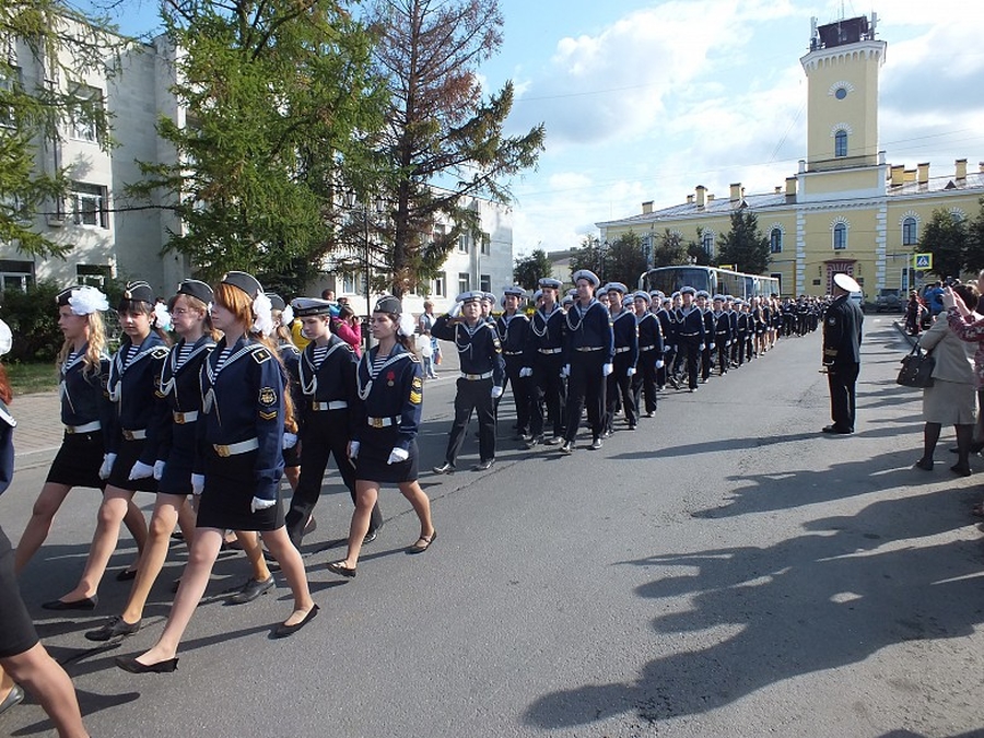 В День города гатчинские кадеты приняли присягу