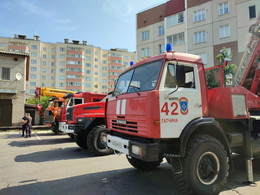 В Гатчине прошли учения на случай взрыва бытового газа