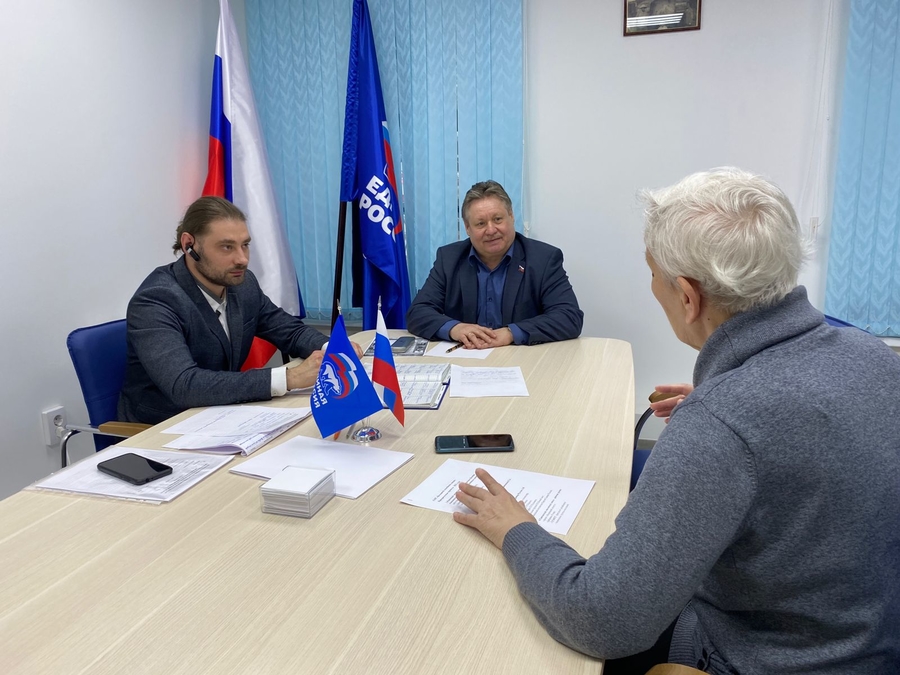 Депутат Заксобрания провел прием граждан в Гатчине