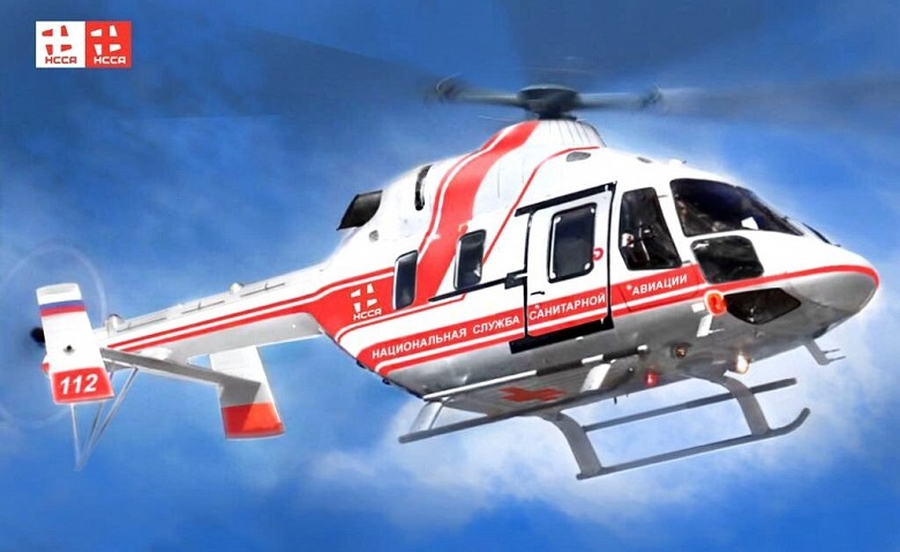 Вертолет санавиации доставил из Гатчины в Санкт-Петербург мужчину, пострадавшего в аварии