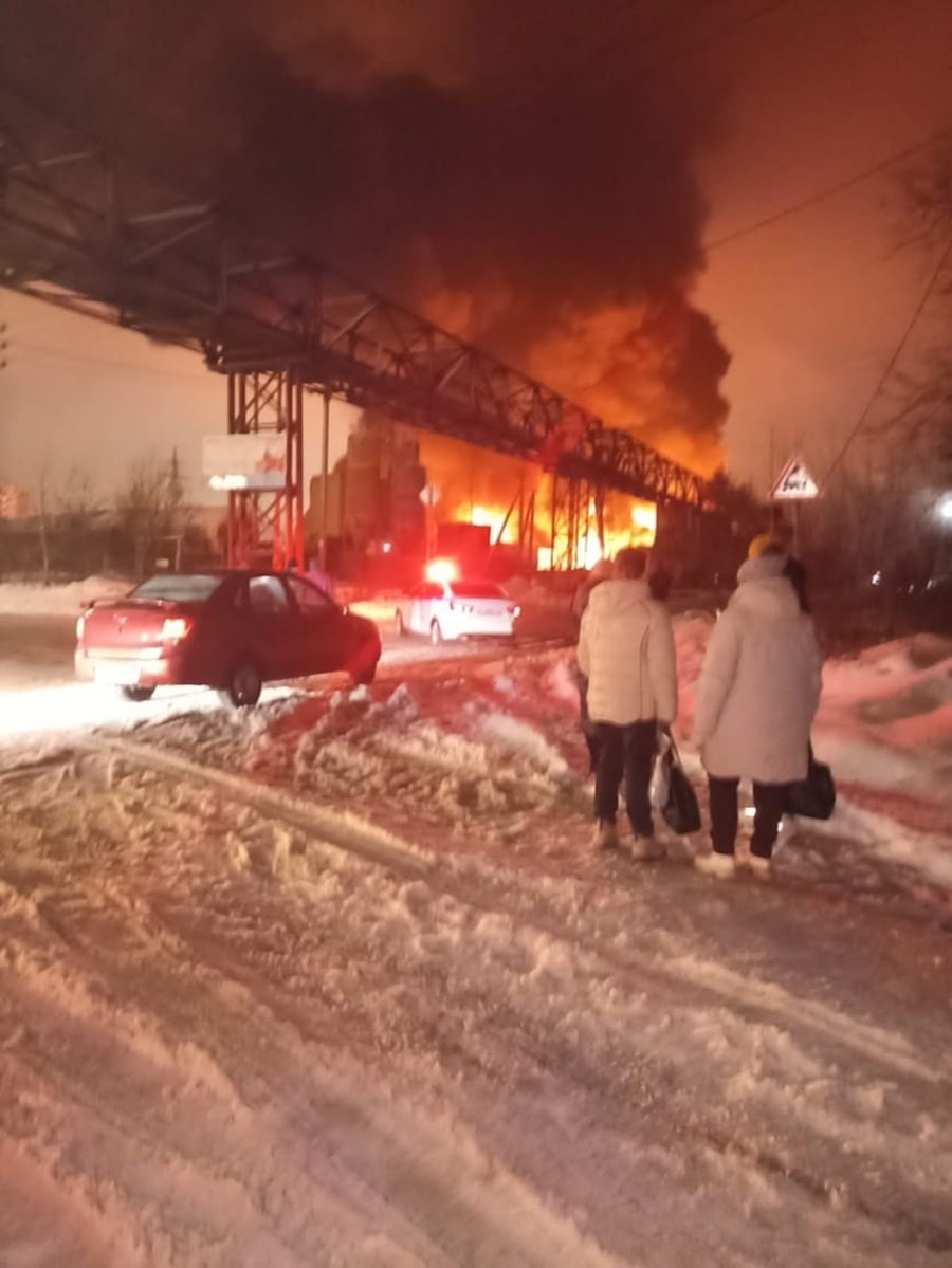 В Промзоне №1 Гатчины серьезное ЧП