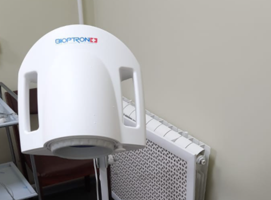 В Гатчинской КМБ установлены аппараты для светотерапии