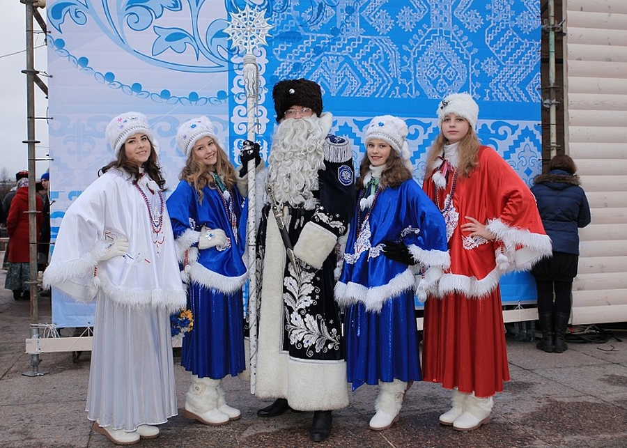 Всемирный Казачий Дед Мороз на торжественном открытии «Россия – Зимние узоры»
