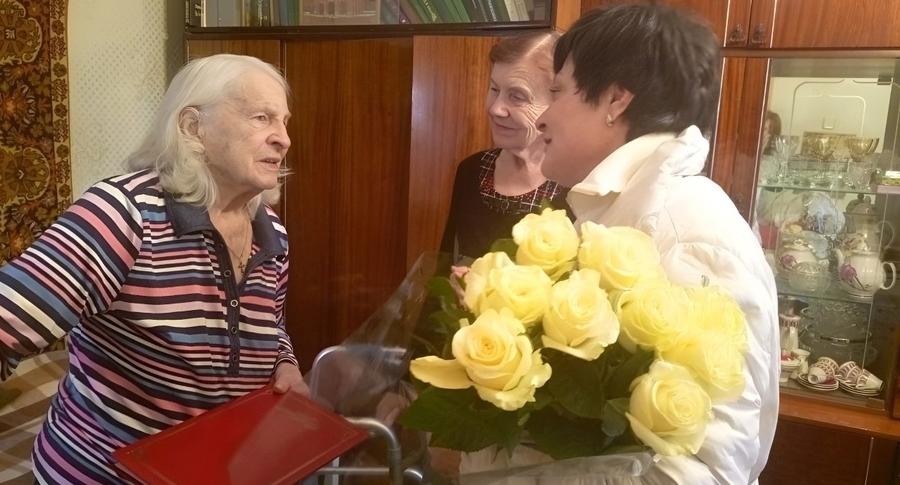 Жительница Гатчины отметила 101-й день рождения