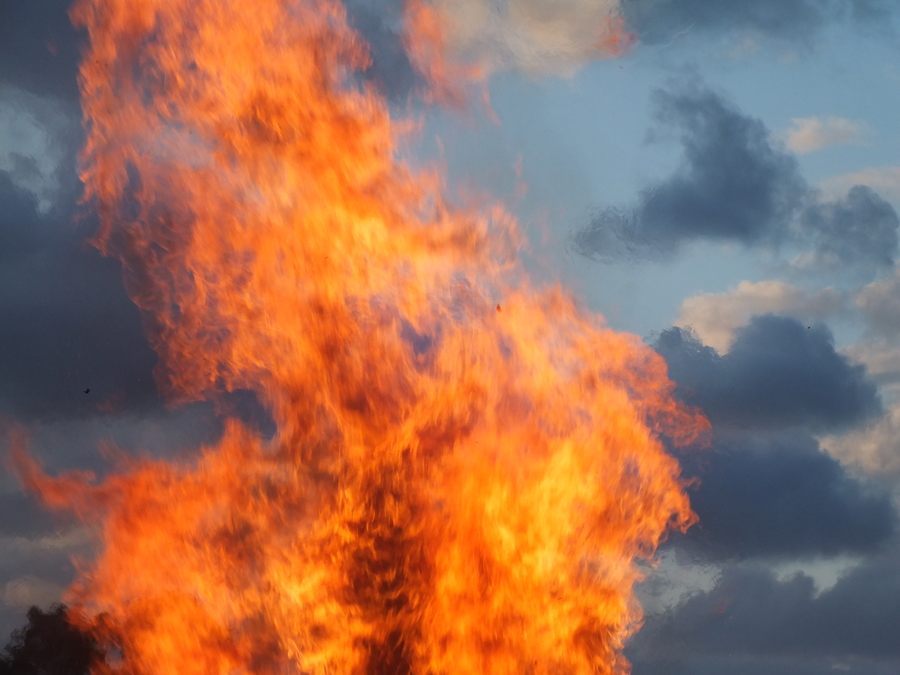 В Гатчинском районе двух человек спасли из горящего дома