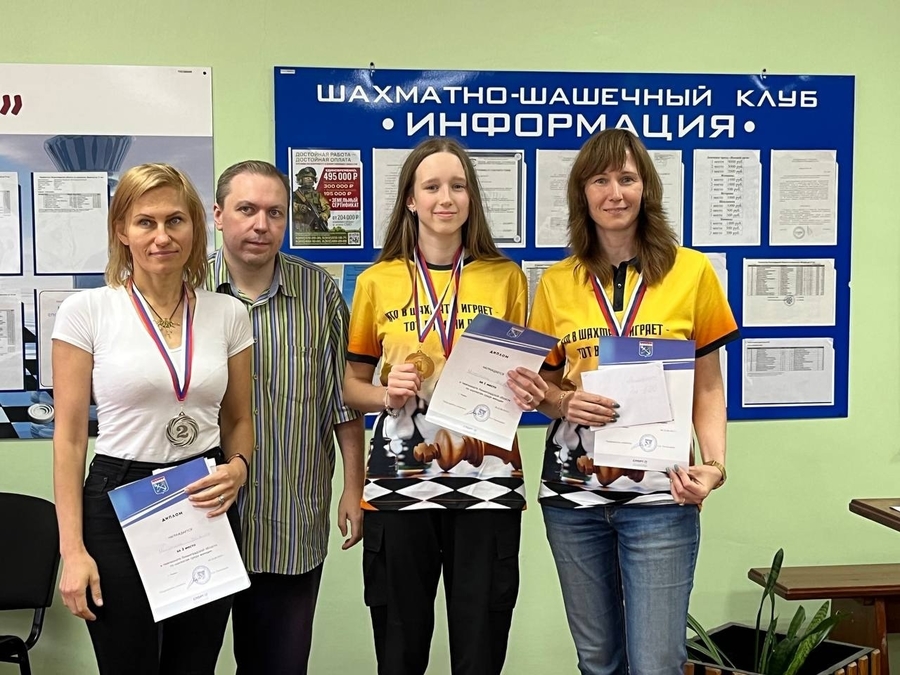 Шахматистка из Гатчины выиграла областной чемпионат