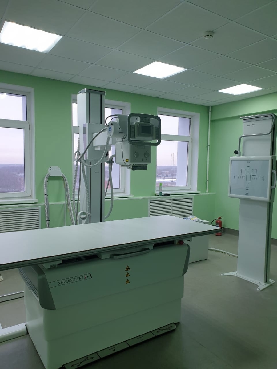 В Гатчинской поликлинике новый рентгенодиагностический комплекс