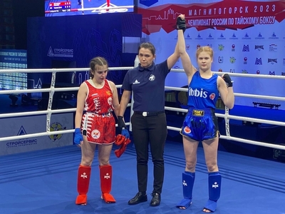 Гатчинка завоевала «серебро» на чемпионате России по тайскому боксу