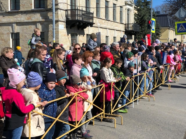 Торжественное прохождение войск Гатчинского гарнизона