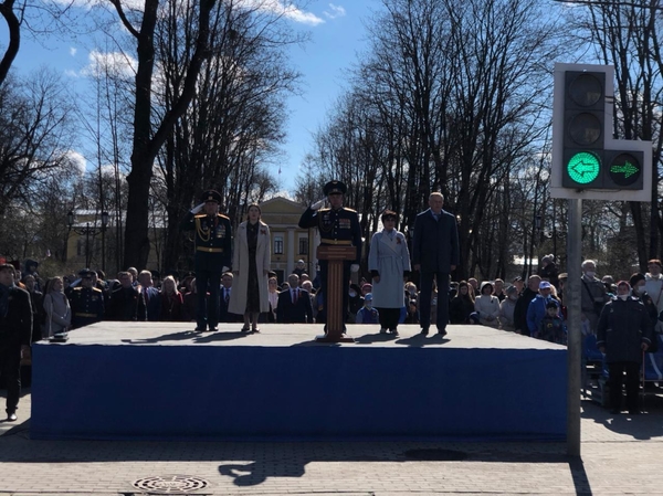 Торжественное прохождение войск Гатчинского гарнизона