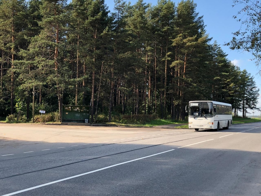 Автобусы до кладбища Пижма выходят на маршрут 