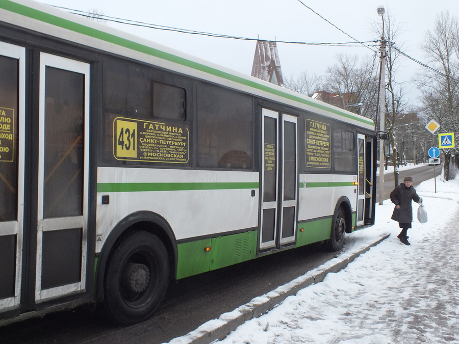 Последние автобусы из Петербурга в Гатчину будут отправляться до 22 часов