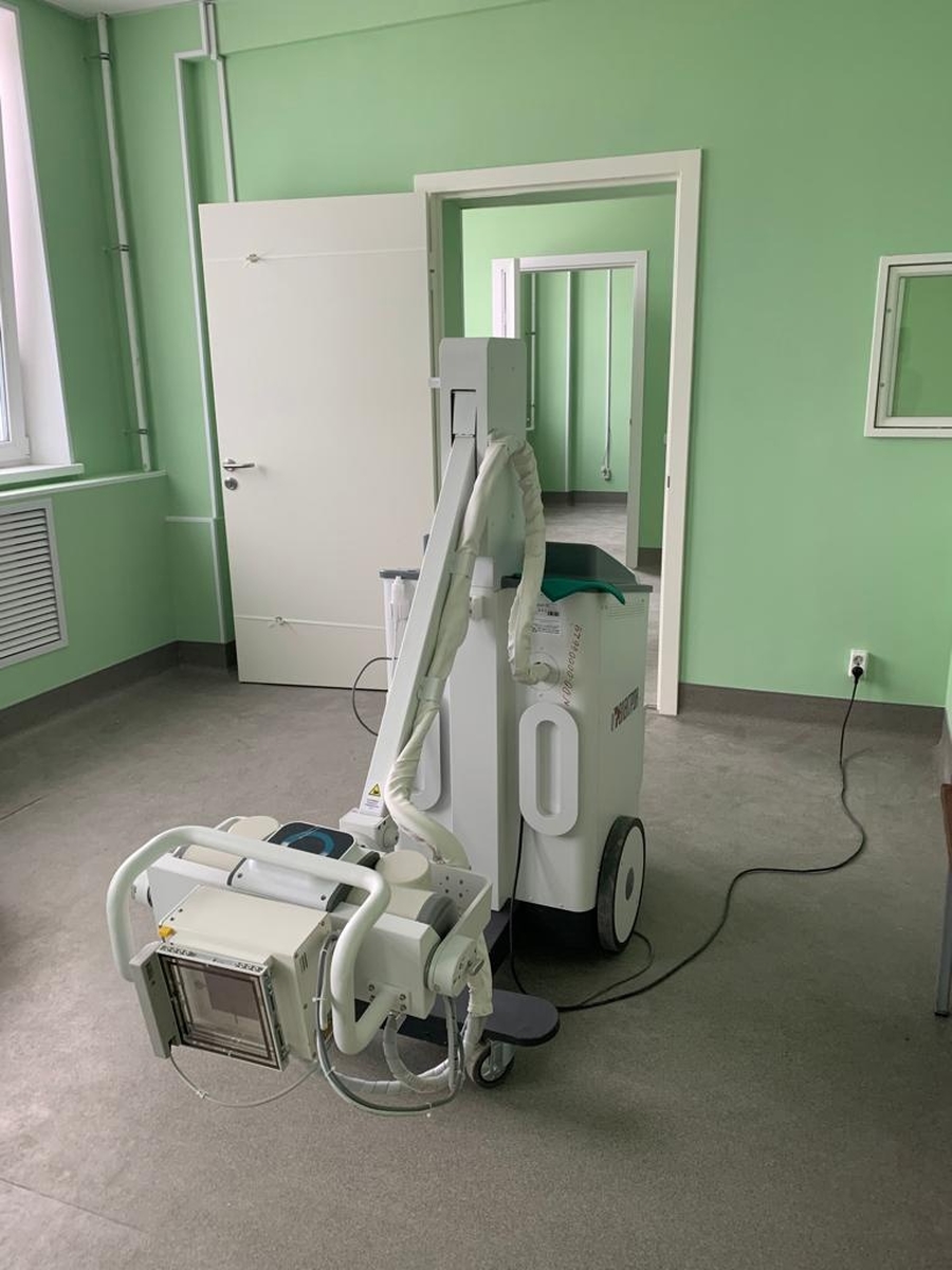 В Гатчинской поликлинике готовы помещения для нового рентгеноборудования