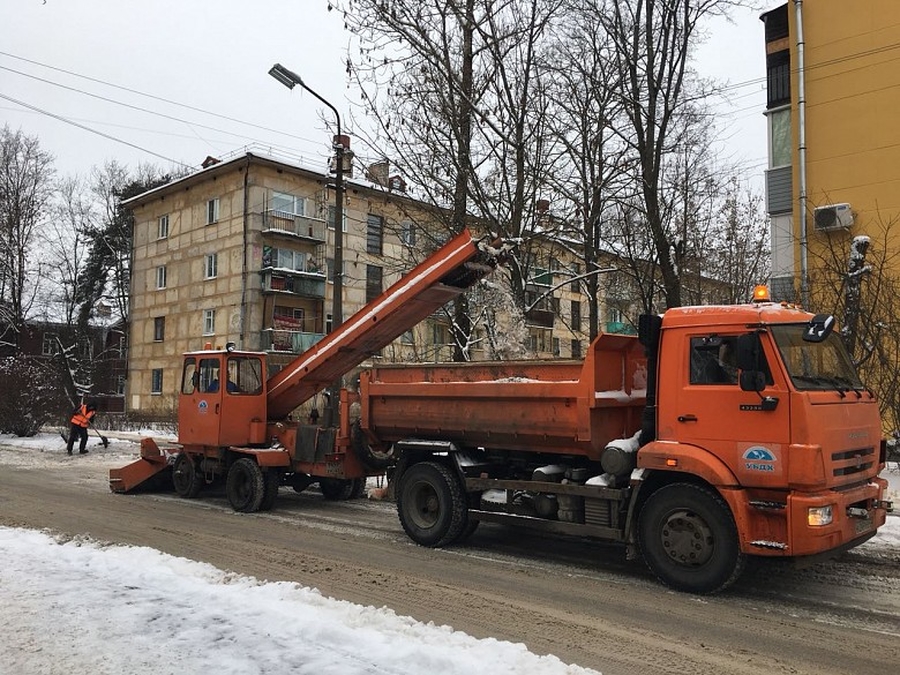 24 января от снега очистят пять гатчинских улиц