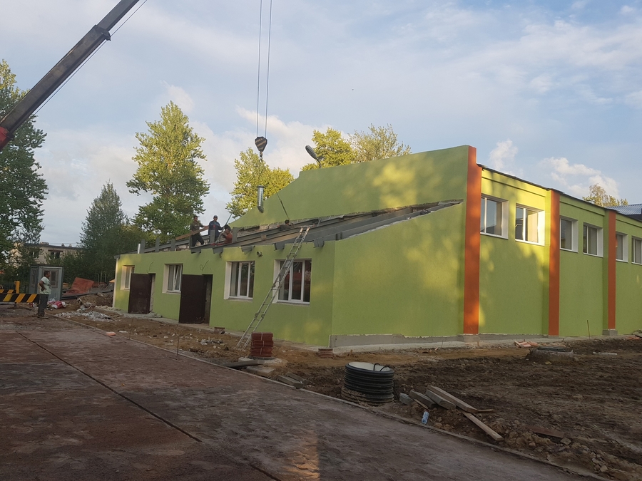 Реновация школы в Лукашах продолжается