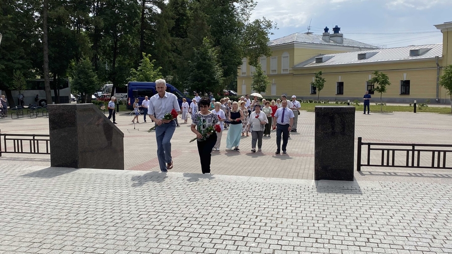 В Гатчине прошли памятные мероприятия, приуроченные к 80-й годовщине со дня начала Великой Отечественной войны