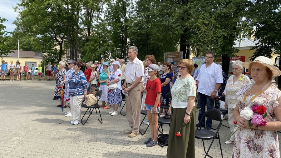 В Гатчине прошли памятные мероприятия, приуроченные к 80-й годовщине со дня начала Великой Отечественной войны