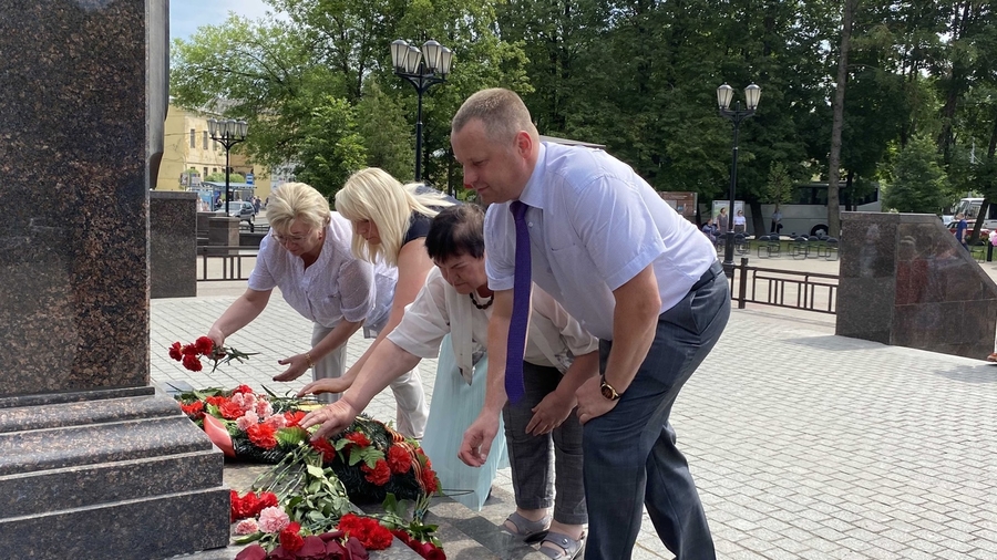 В Гатчине прошли памятные мероприятия, приуроченные к 80-й годовщине со дня начала Великой Отечественной войны