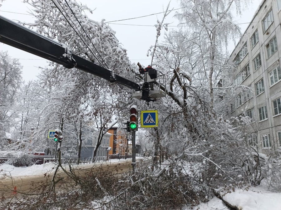 На Гатчину обрушился циклон Чарли