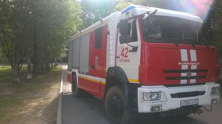Гатчинские пожарные спасли жильцов многоквартирного дома