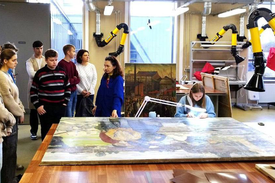 Центр реставрации в Рождествено предлагает школьникам «Билет в будущее» 