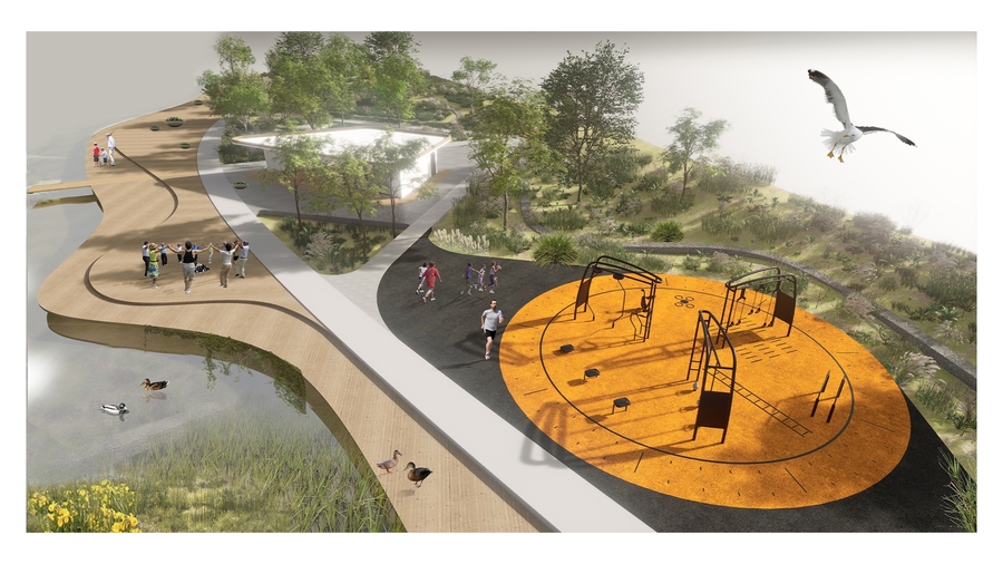 Студенческий  проект преобразования набережной в Коммунаре в числе победителей архитектурного хакатона