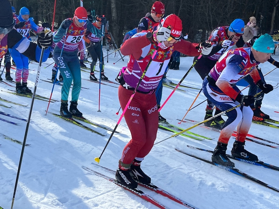 Гатчинский лыжный марафон собрал около 500 спортсменов