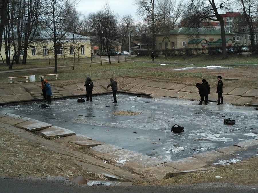 Выход на лед - под запретом в Ленинградской области