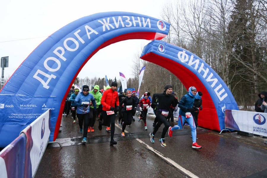 В Ленобласти прошел  марафон «Дорога жизни»