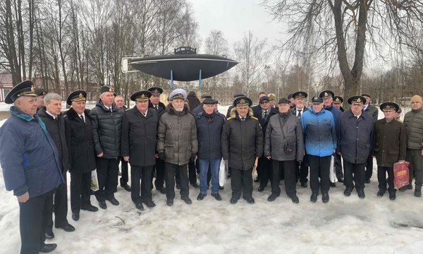 Митинг в Гатчине в честь 116-й годовщины создания подводного флота