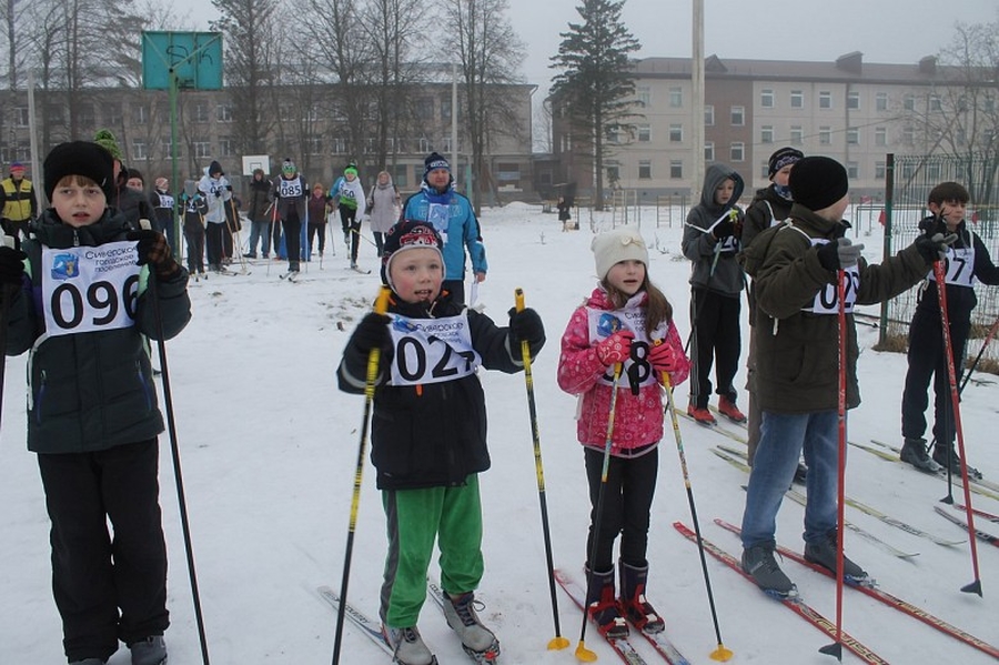 На сиверскую лыжню вышли спортсмены от мала до велика