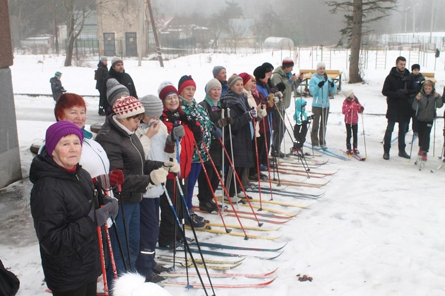 На сиверскую лыжню вышли спортсмены от мала до велика