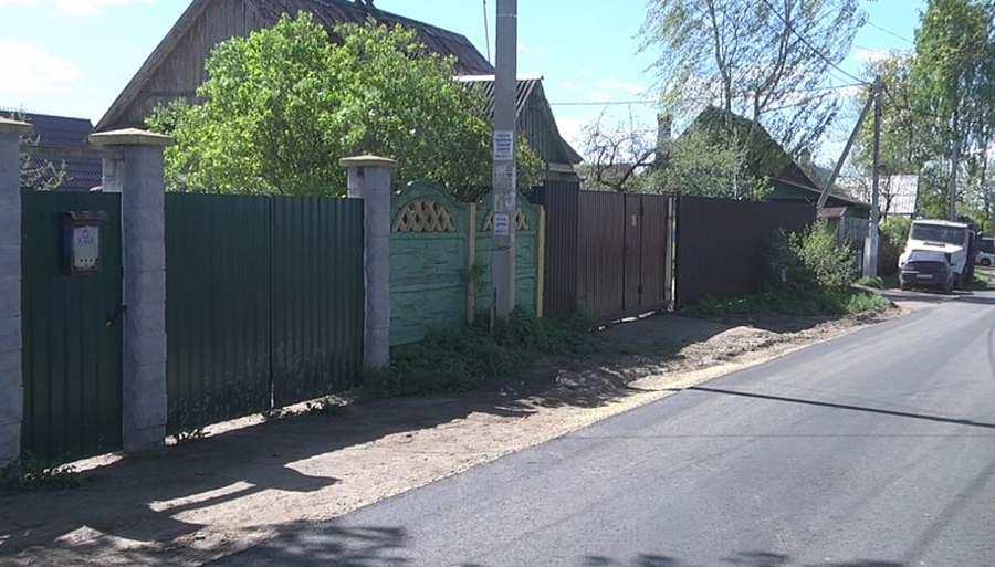 В Загвоздке закончился ремонт дорог на улицах Некрасова и Тосненской