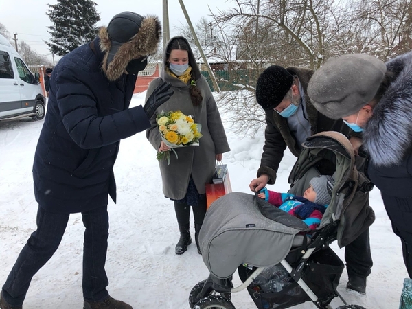 Поздравление новорожденных