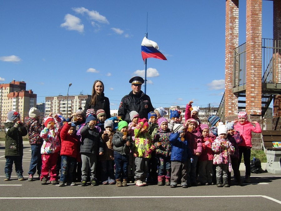 Воспитанники детского сада №40 - самые ответственные участники дорожного движения