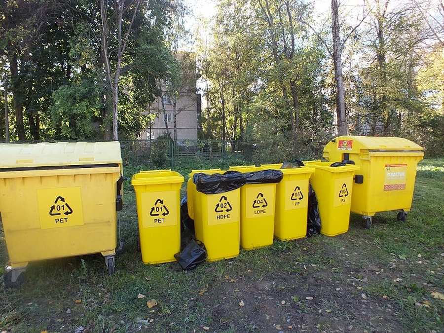 В Гатчине открылась площадка раздельного сбора мусора  
