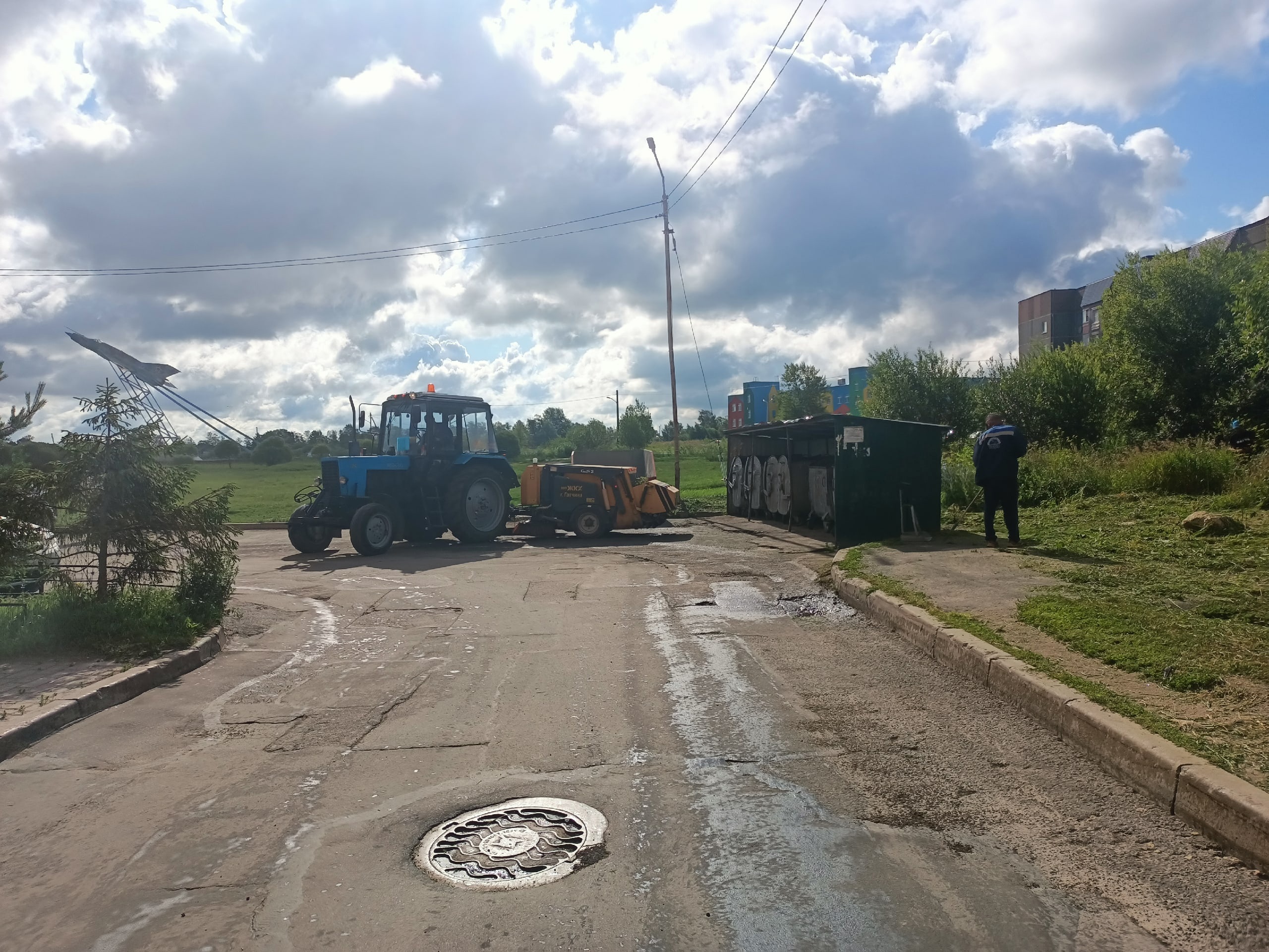 Гатчинская Служба Новостей — На Аэродроме жители сами выберут расположение  контейнерной площадки для сбора ТБО