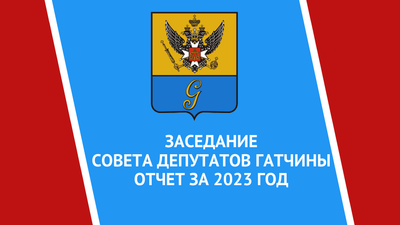 Заседание совета депутатов Гатчины. Отчет за 2023 год